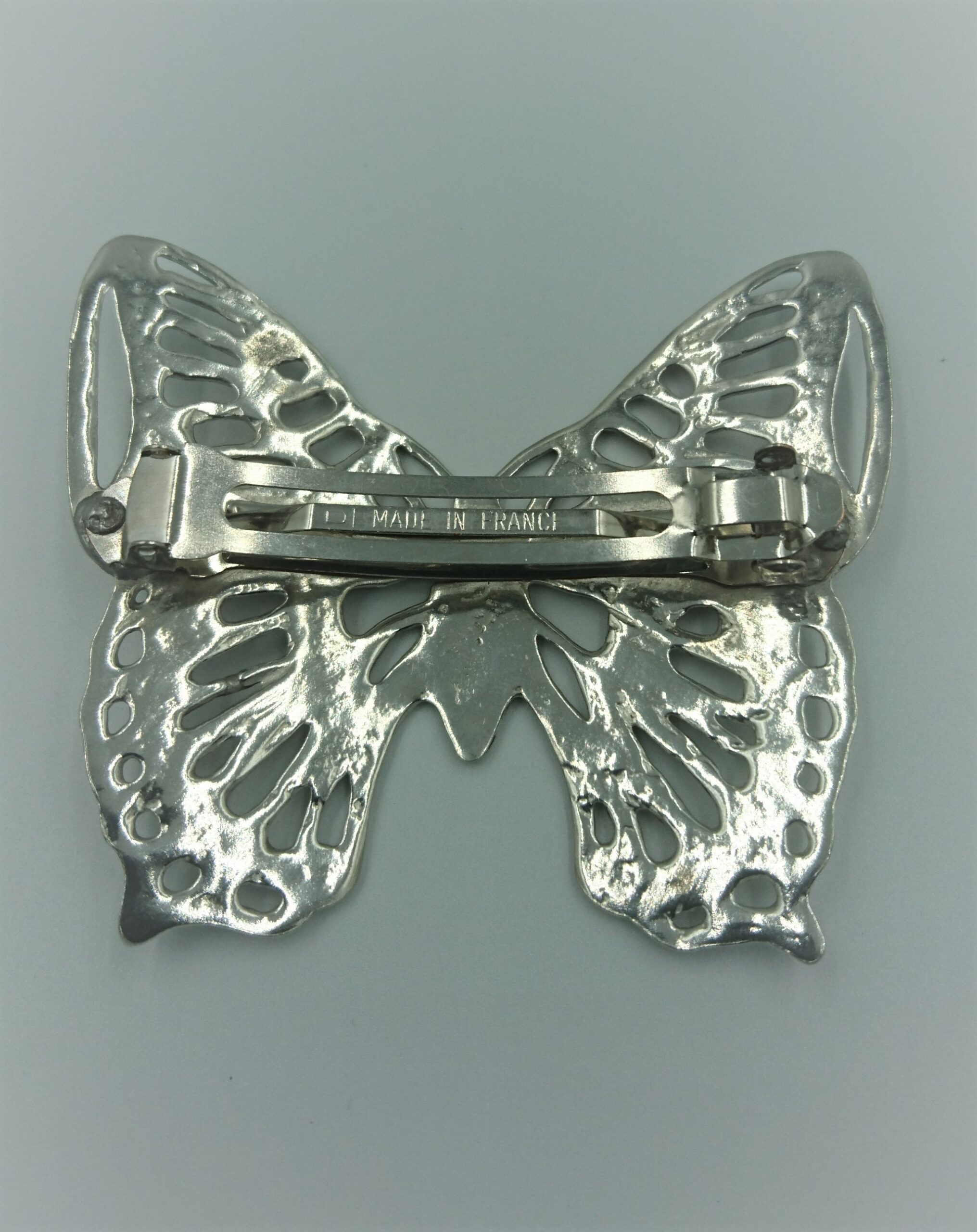 Barrette Papillon en étain