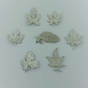 broches feuilles