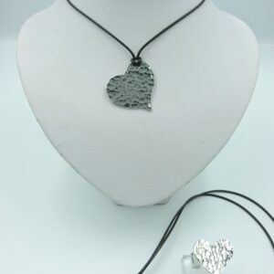 Pendentif Cœur en étain